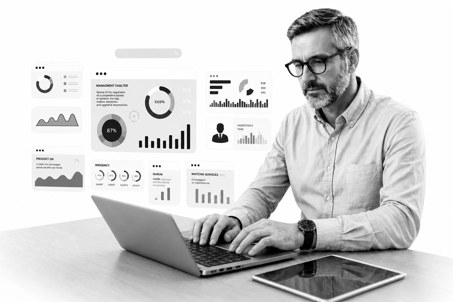 Dashboard e Profissional